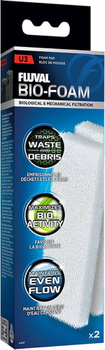 Fluval Foam Pad 2 pak U3 - (126.2487)
