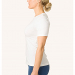 SWEDISH POSTURE T-shirt Dam Alignment Bomull Vit S SWEDISH POSTURE T-shirt Dam Alignment Bomull Vit S