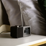 Lenco DAB+/FM Radio wekker met kleurendisplay, sleeptimer en dubbele alarmfunctie Zwart