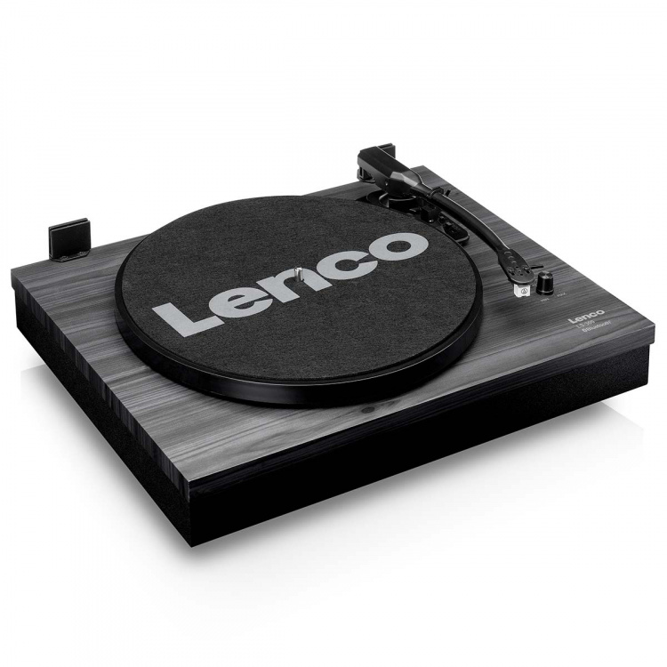 Lenco Platenspeler met Bluetooth® en twee externe luidsprekers Zwart