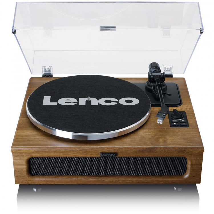 Lenco Platenspeler met 4 ingebouwde luidsprekers en bluetooth-ontvangst Wood
