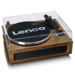 Lenco Platenspeler met 4 ingebouwde luidsprekers en bluetooth-ontvangst Wood