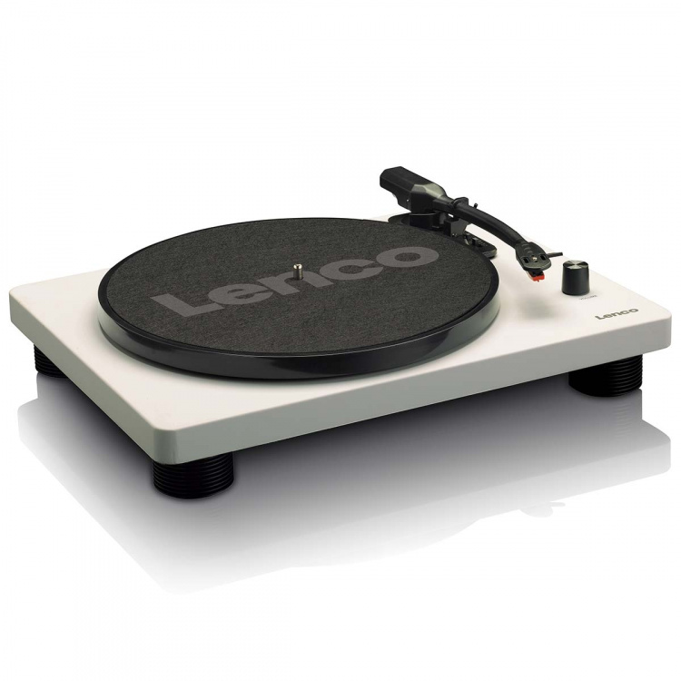 Lenco Platenspeler met ingebouwde luidsprekers USB-codering Grijs