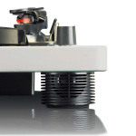 Lenco Platenspeler met ingebouwde luidsprekers USB-codering Grijs