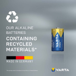 Varta Alkaline Batterij C 1.5 V High Energy 2-Blister