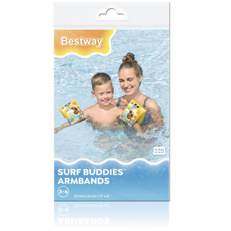Bestway Surf Buddies Flytarmband 23cm x 15cm