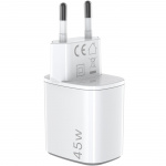 Celly USB-laddare GaN 2 x USB-C PD 45W Celly USB-laddare GaN 2 x USB-C PD 45W