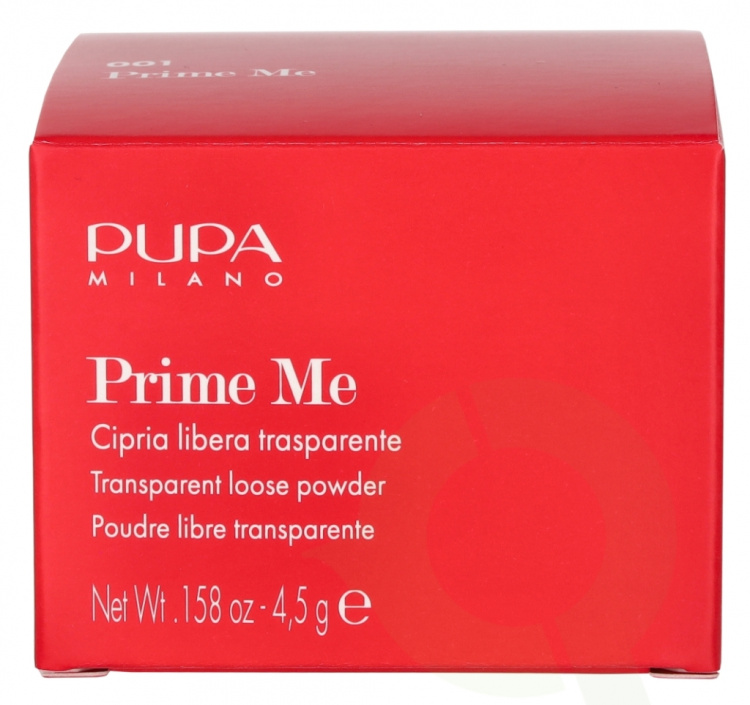 Pupa Milano Pupa Prime Me Setting & Mattifying Loose Powder 4.5 g
