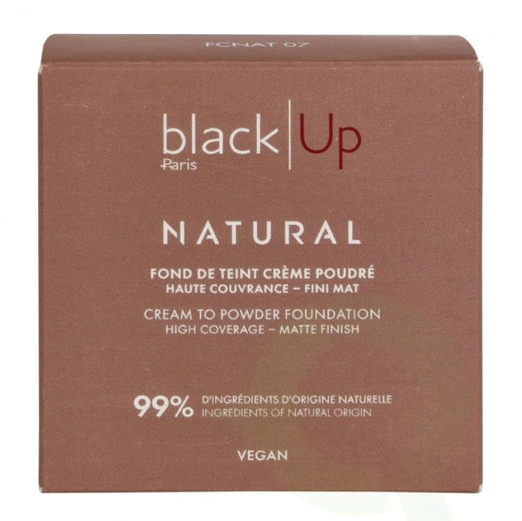 Black Up Full Cover Cream Powder Foundation 9.5 g #07