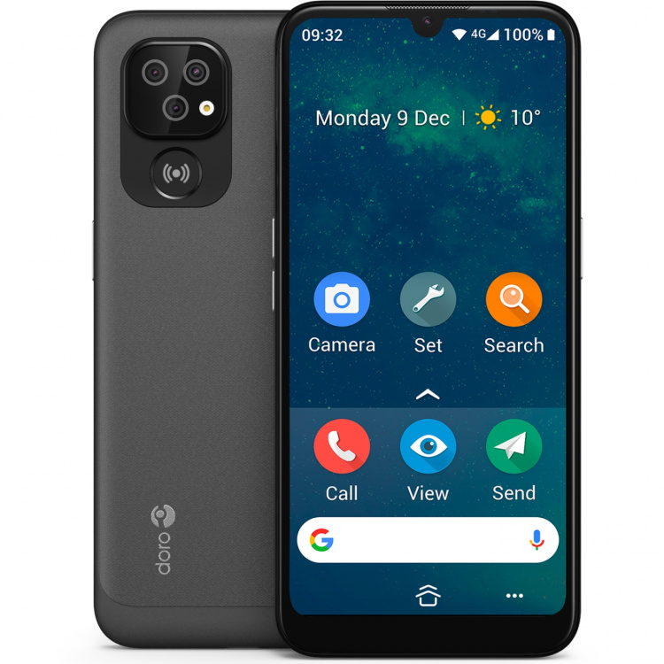 Doro 8110 4G Smartphone Grafitgrå