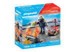 Playmobil Brandweerman met waterpomp (71826)