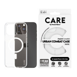 CARE by PanzerGlass - Transparant hoesje met witte MagSafe - iPhone 15 Pro Max