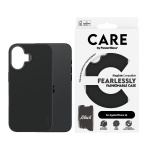 CARE by PanzerGlass - Zwart hoesje met MagSafe voor iPhone 16 CARE by PanzerGlass - Zwart hoesje met MagSafe voor iPhone 16