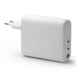 dbramante1928 Herladen - Wandlader GaN - USB-C 140W+100W+18W EU - Wit dbramante1928 Herladen - Wandlader GaN - USB-C 140W+100W+18W EU - Wit