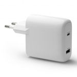 dbramante1928 Herladen - Wandlader GaN - USB-C 65W+18W EU - Wit dbramante1928 Herladen - Wandlader GaN - USB-C 65W+18W EU - Wit