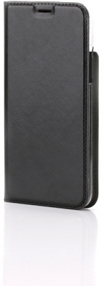 Wave BookCase beschermhoes, iPhone X / Xs, zwart