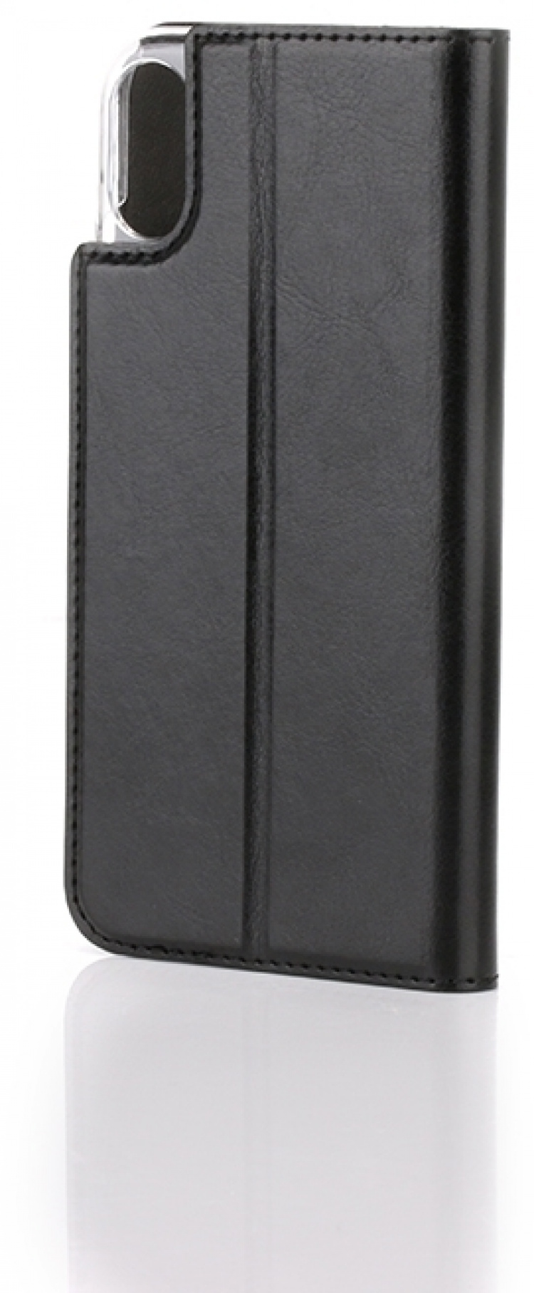 Wave BookCase beschermhoes, iPhone X / Xs, zwart