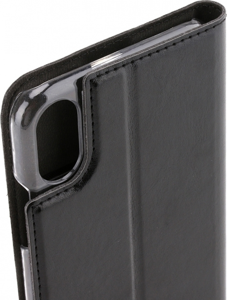 Wave BookCase beschermhoes, iPhone X / Xs, zwart