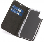 Wave BookCase beschermhoes, iPhone X / Xs, zwart