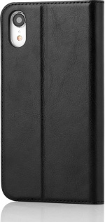 Wave BookCase beschermhoes, iPhone XR, zwart
