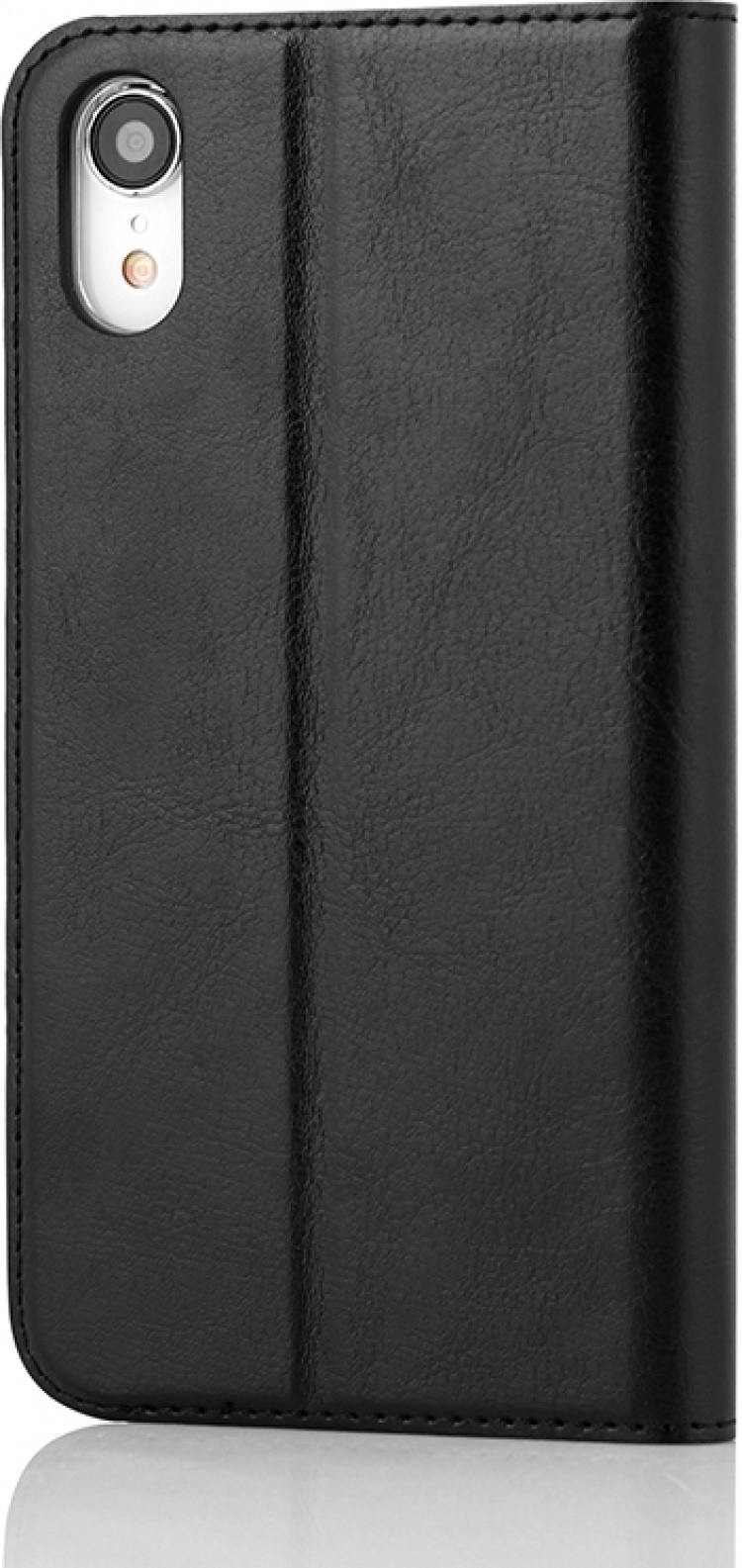 Wave BookCase beschermhoes, iPhone XR, zwart