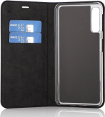 Wave BookCase beschermhoesje, Samsung Galaxy A7 (2018), zwart