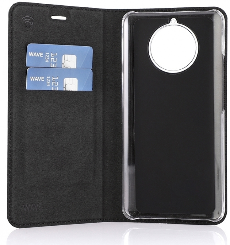 Wave BookCase beschermhoes, Nokia 9 PureView, zwart