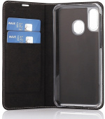 Wave BookCase beschermhoesje, Samsung Galaxy A40, roségoud Wave BookCase beschermhoesje, Samsung Galaxy A40, roségoud