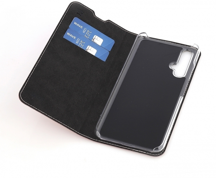 Wave BookCase beschermhoes, Honor 20 / Huawei Nova 5T, roségoud