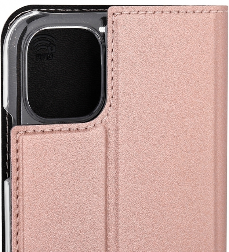 Wave BookCase beschermhoes, iPhone 11, roségoud