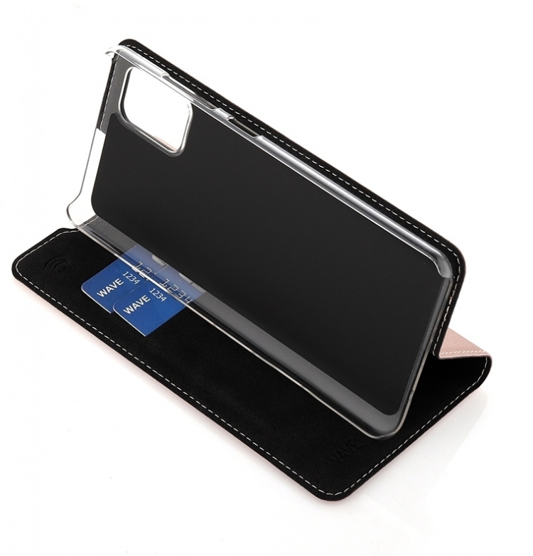 Wave BookCase beschermhoesje, Samsung Galaxy A51, roségoud