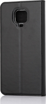Wave BookCase beschermhoesje, Xiaomi Redmi Note 9 Pro, zwart