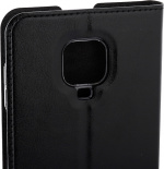 Wave BookCase beschermhoesje, Xiaomi Redmi Note 9 Pro, zwart