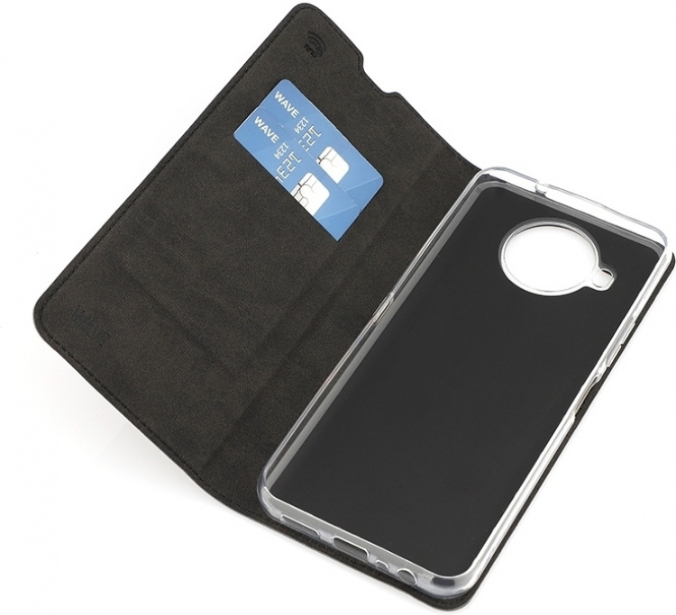 Wave BookCase beschermhoesje, Nokia 8.3 5G, zwart