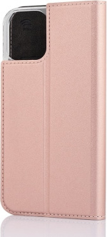 Wave BookCase iPhone 12 Pro / iPhone 12 hoesje, roségoud Wave BookCase iPhone 12 Pro / iPhone 12 hoesje, roségoud
