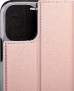 Wave BookCase iPhone 12 Pro / iPhone 12 hoesje, roségoud Wave BookCase iPhone 12 Pro / iPhone 12 hoesje, roségoud