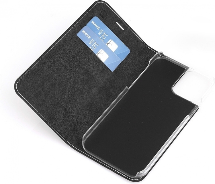 Wave BookCase iPhone 12 Pro / iPhone 12 hoesje, roségoud Wave BookCase iPhone 12 Pro / iPhone 12 hoesje, roségoud