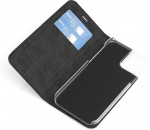 Wave BookCase hoesje, iPhone 12 Pro / iPhone 12, zwart Wave BookCase hoesje, iPhone 12 Pro / iPhone 12, zwart