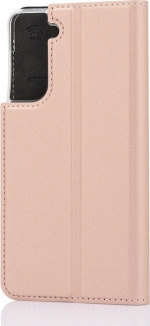 Wave BookCase beschermhoesje, Samsung Galaxy S21, roségoud