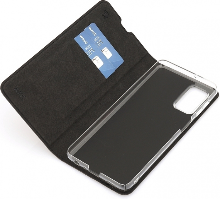 Wave BookCase beschermhoesje, Samsung Galaxy A32 5G, zwart Wave BookCase beschermhoesje, Samsung Galaxy A32 5G, zwart