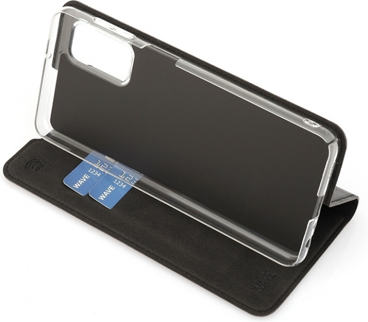 Wave BookCase beschermhoesje, Samsung Galaxy A32 5G, zwart Wave BookCase beschermhoesje, Samsung Galaxy A32 5G, zwart