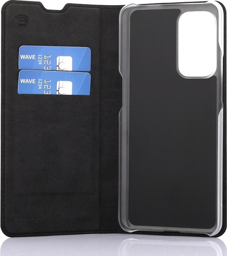 Wave BookCase beschermhoes, OnePlus 9, zwart