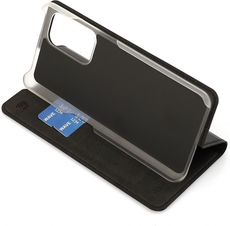 Wave BookCase beschermhoes, OnePlus 9, zwart