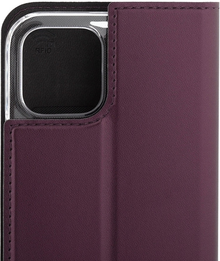 Wave BookCase beschermhoes, iPhone 12 / 12 Pro, Rooksangria Wave BookCase beschermhoes, iPhone 12 / 12 Pro, Rooksangria