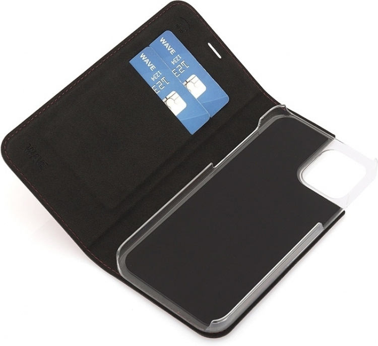 Wave BookCase beschermhoes, iPhone 12 / 12 Pro, Rooksangria Wave BookCase beschermhoes, iPhone 12 / 12 Pro, Rooksangria