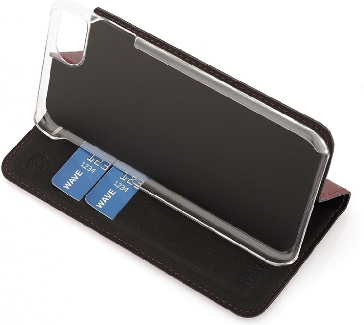 Wave BookCase beschermhoes, iPhone 7 / 8 / SE, Rooksangria Wave BookCase beschermhoes, iPhone 7 / 8 / SE, Rooksangria