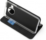 Wave BookCase beschermhoes, Nokia X10 / X20, zwart