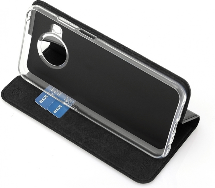 Wave BookCase beschermhoes, Nokia X10 / X20, zwart