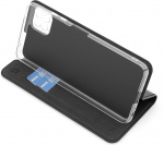 Wave BookCase beschermhoes, Samsung Galaxy A22 5G, zwart