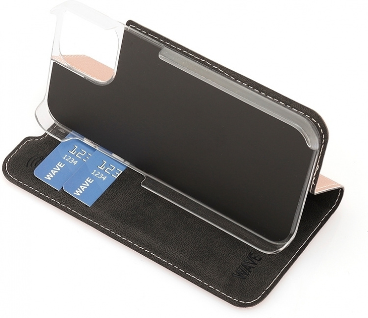 Wave BookCase beschermhoes, iPhone 13 mini, roségoud Wave BookCase beschermhoes, iPhone 13 mini, roségoud